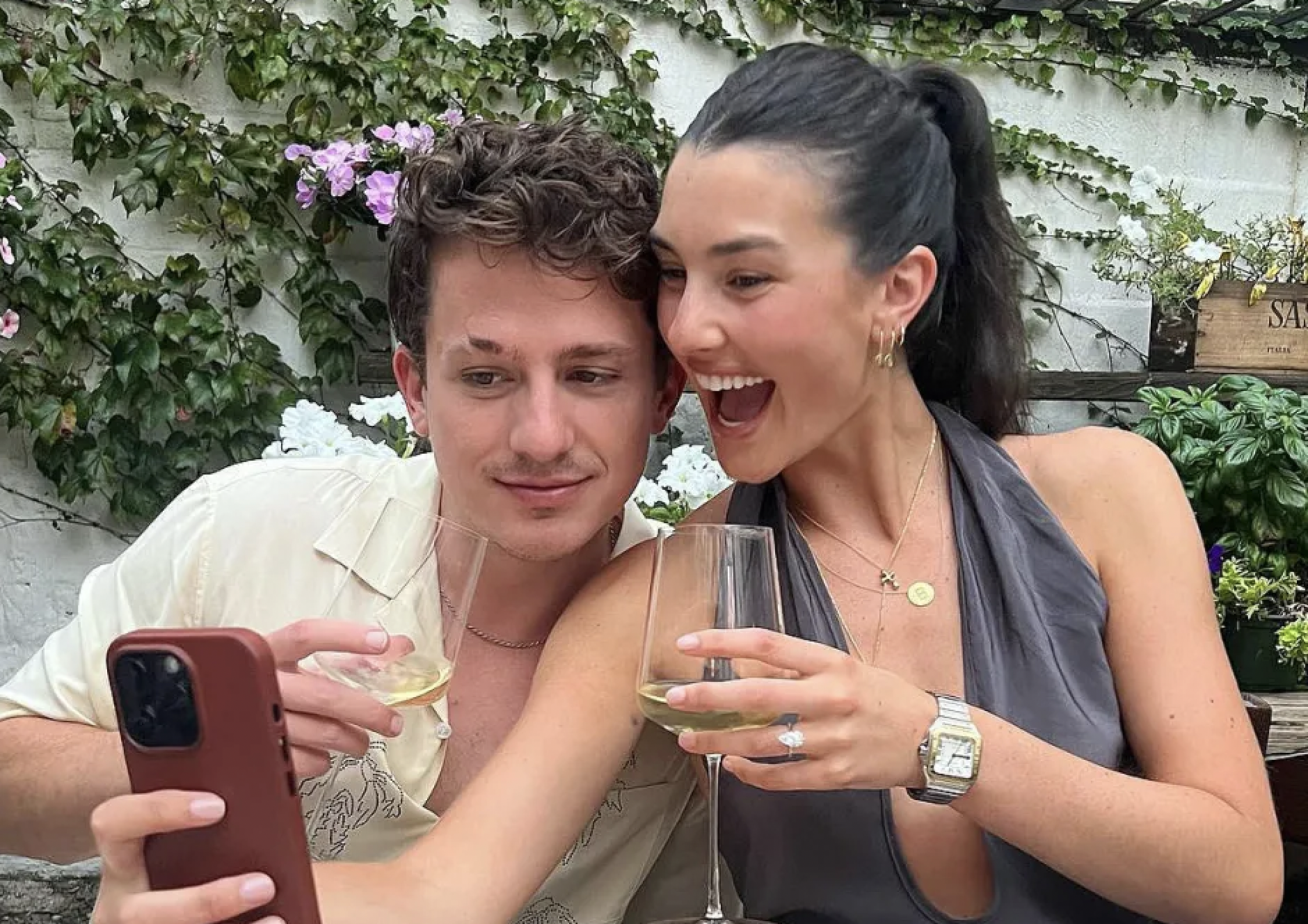 Charlie Puth just got engaged to his childhood friend, Brooke Sansone