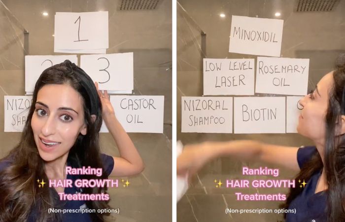 Beauty expert ranks hair growth products and their effectiveness