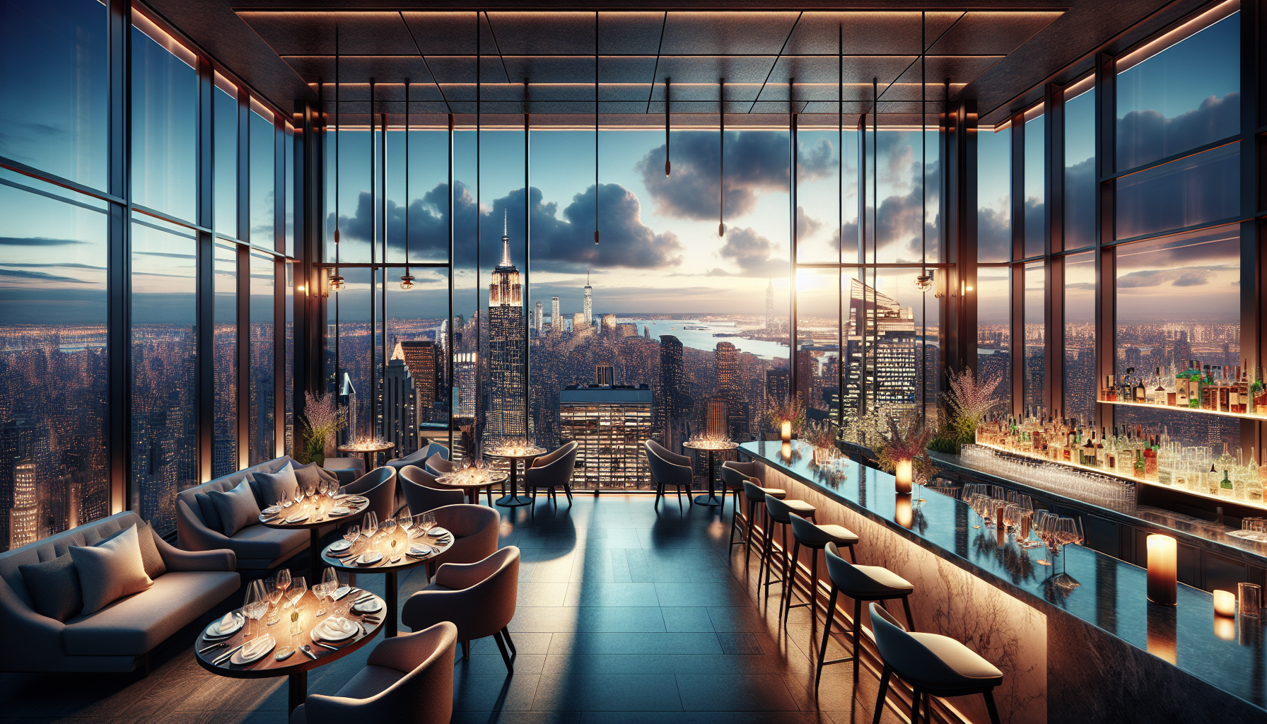 This lovely restaurant in New York is perfect for couples in love AND first dates