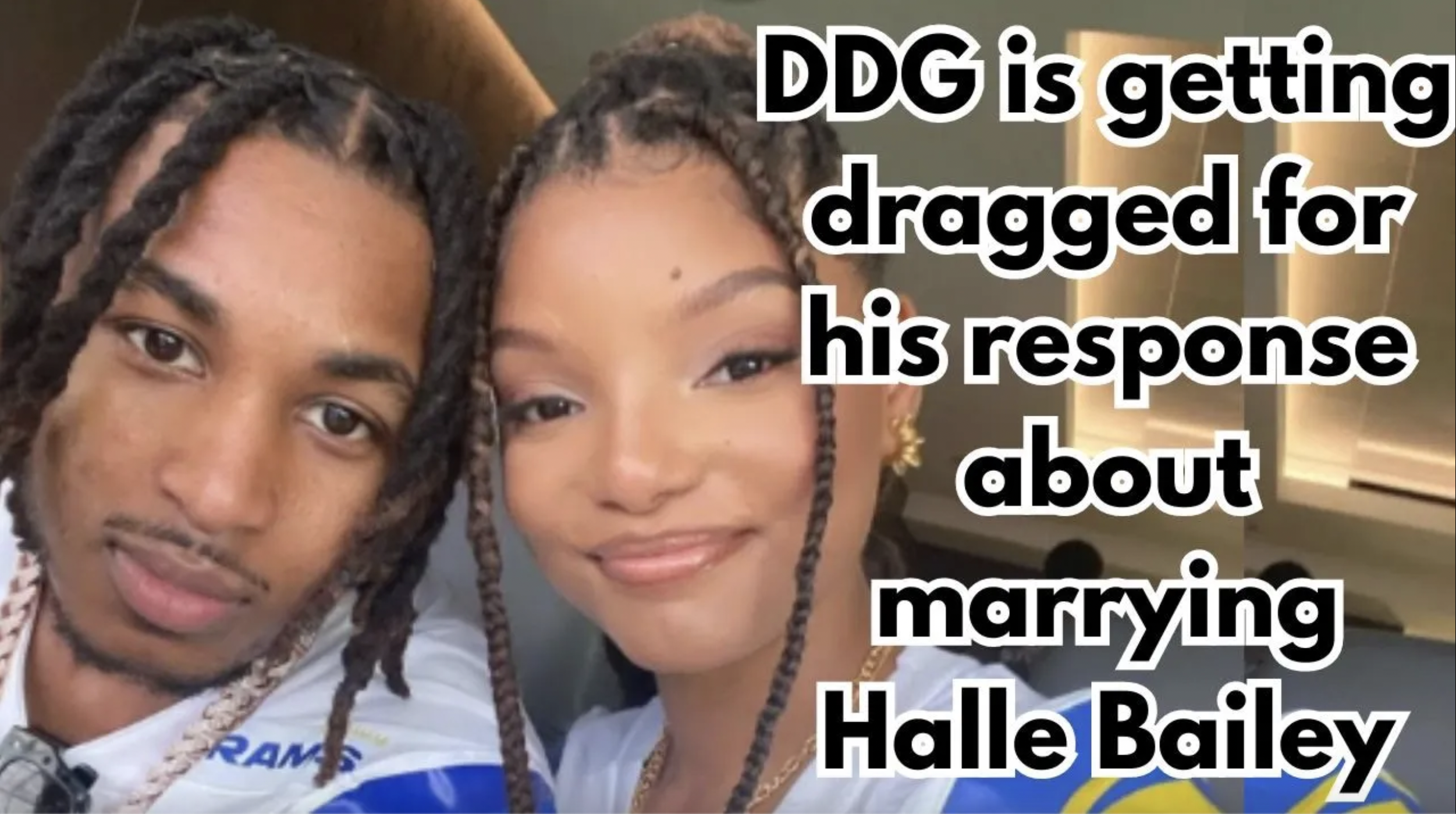 VIDEO: DDG is getting dragged for his response about marrying Halle Bailey
