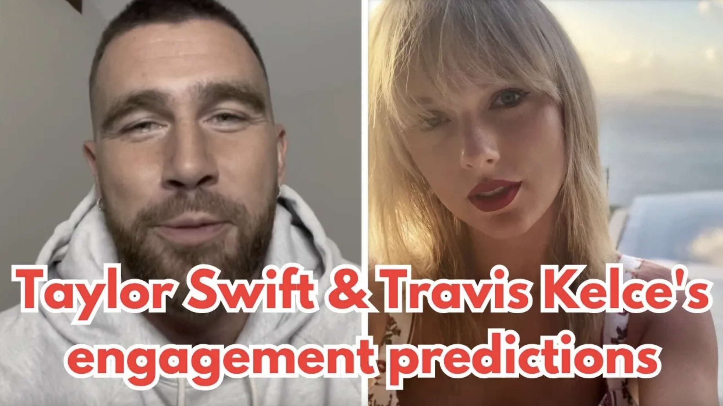 VIDEO: Taylor Swift and Travis Kelce’s engagement predictions
