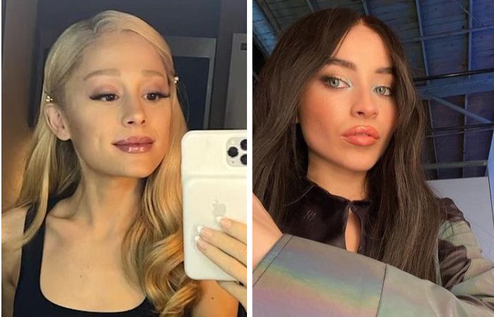 Ariana Grande & Sabrina Carpenter have swapped hair colors before