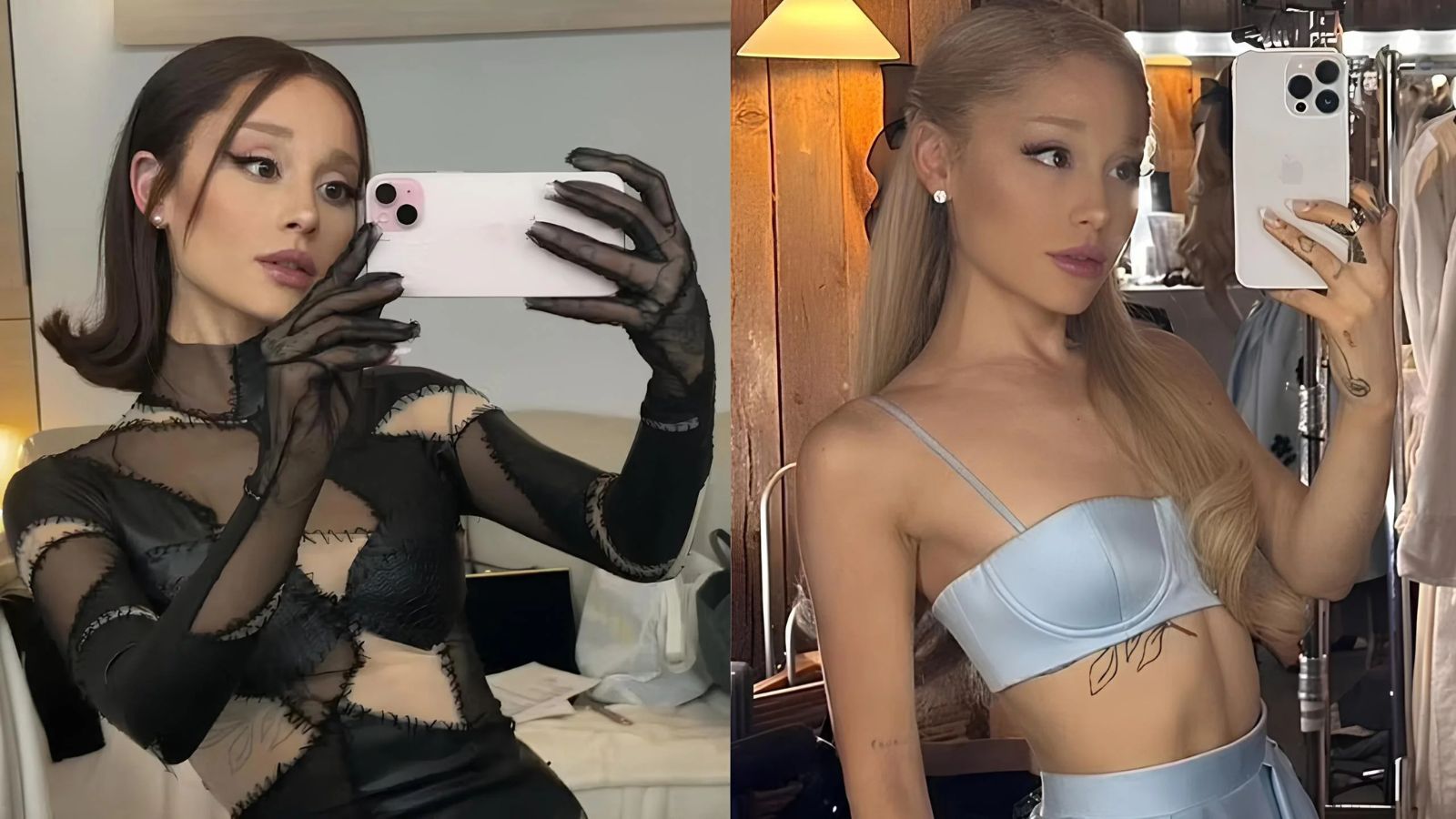 Blonde or brunette hair for Ariana Grande? Fans weigh in with their preferences