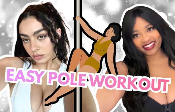 Easy “Party 4 U” Pole Choreo | Charli XCX (Beginner-Friendly Pole Workout!)